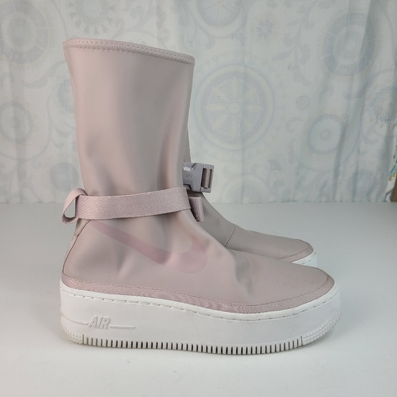 Nike Air Force 1 Sage High Violet Ash rain boots women's Sz 6.5 EUC - Picture 3 of 16